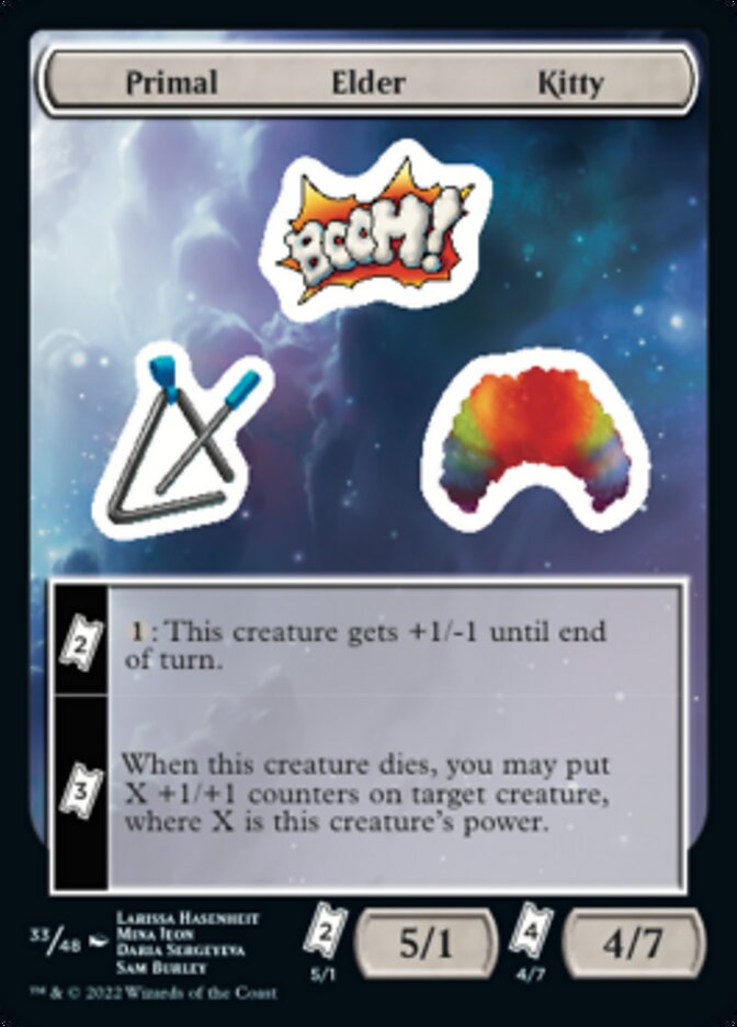 Primal Elder Kitty [Unfinity Stickers] | Impulse Games and Hobbies