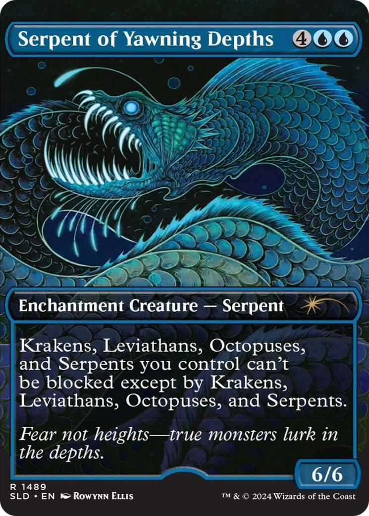 Serpent of Yawning Depths (Rainbow Foil) [Secret Lair Drop Series] | Impulse Games and Hobbies