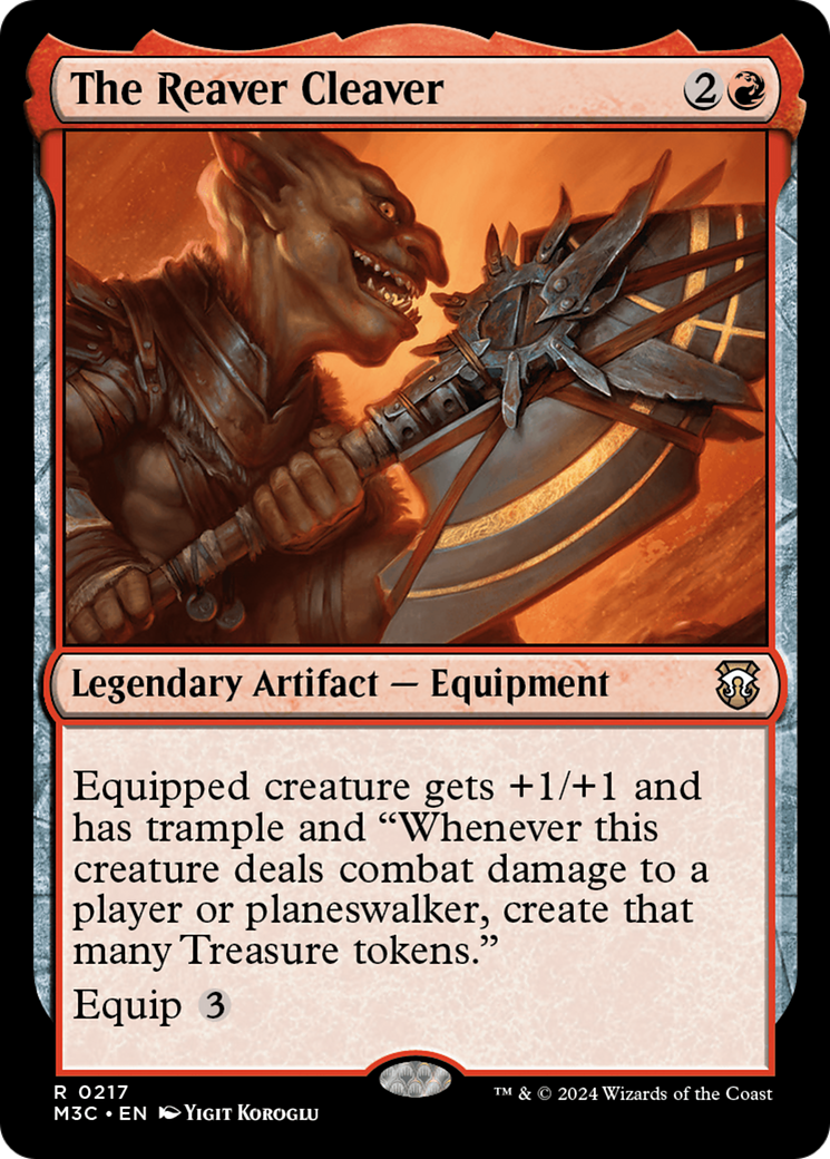 The Reaver Cleaver (Ripple Foil) [Modern Horizons 3 Commander] | Impulse Games and Hobbies