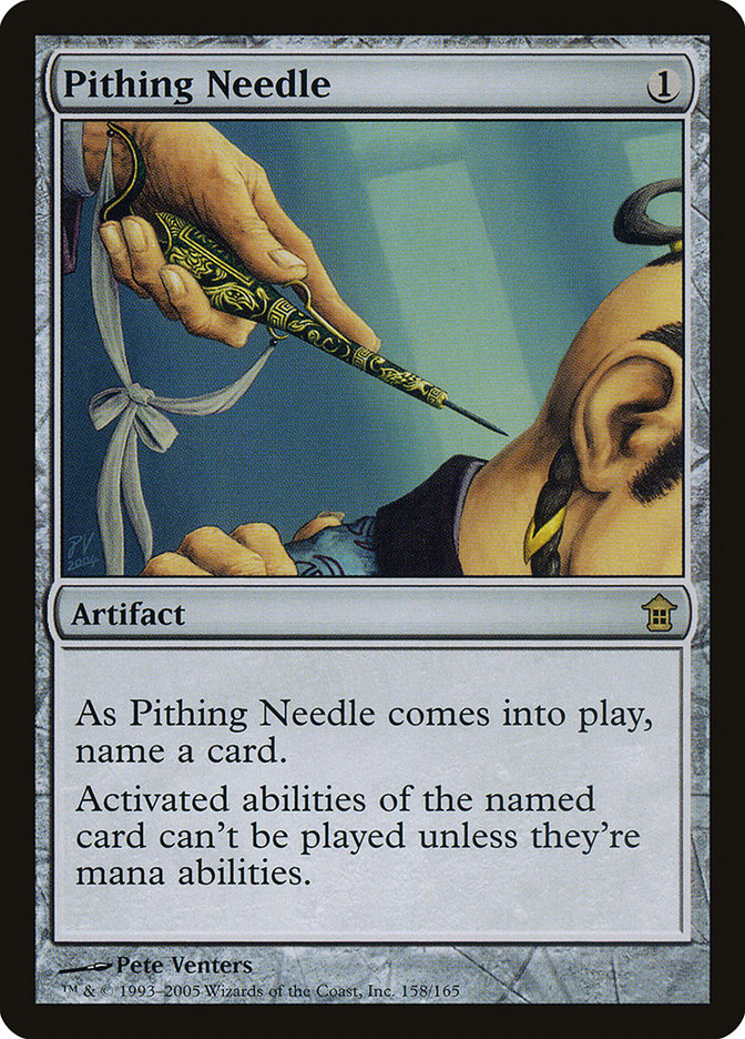 Pithing Needle [Saviors of Kamigawa] | Impulse Games and Hobbies