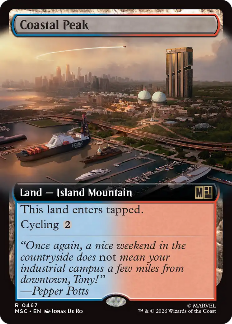 Coastal Peak (Extended Art) [Marvel Super Heroes Commander] | Impulse Games and Hobbies