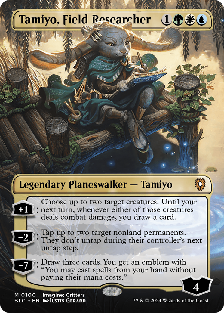 Tamiyo, Field Researcher (Borderless) [Bloomburrow Commander] | Impulse Games and Hobbies