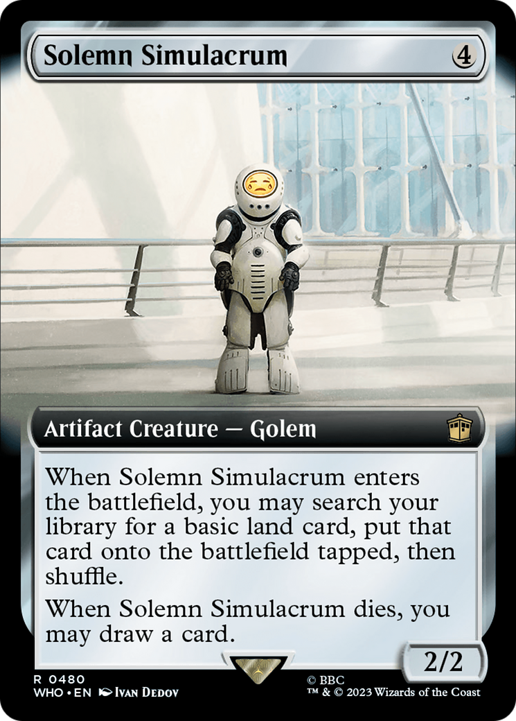 Solemn Simulacrum (Extended Art) [Doctor Who] | Impulse Games and Hobbies