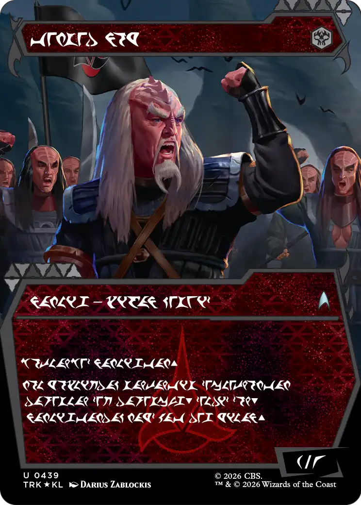 Storied Veteran (Showcase) (Klingon) [Star Trek] | Impulse Games and Hobbies