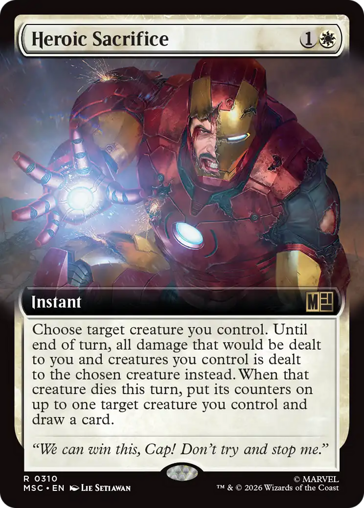 Heroic Sacrifice (Extended Art) [Marvel Super Heroes Commander] | Impulse Games and Hobbies