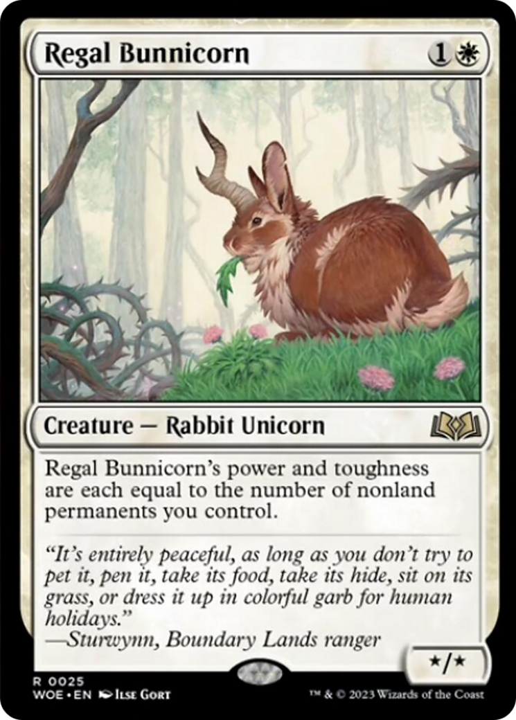 Regal Bunnicorn [Wilds of Eldraine] | Impulse Games and Hobbies