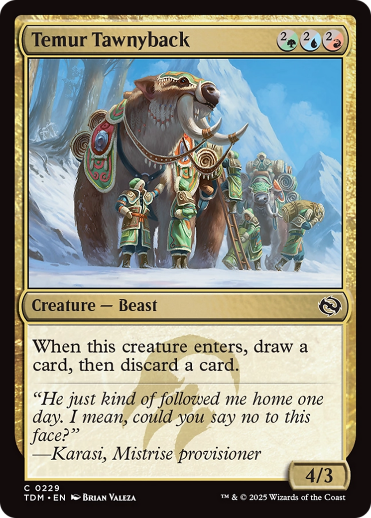 Temur Tawnyback [Tarkir: Dragonstorm] | Impulse Games and Hobbies