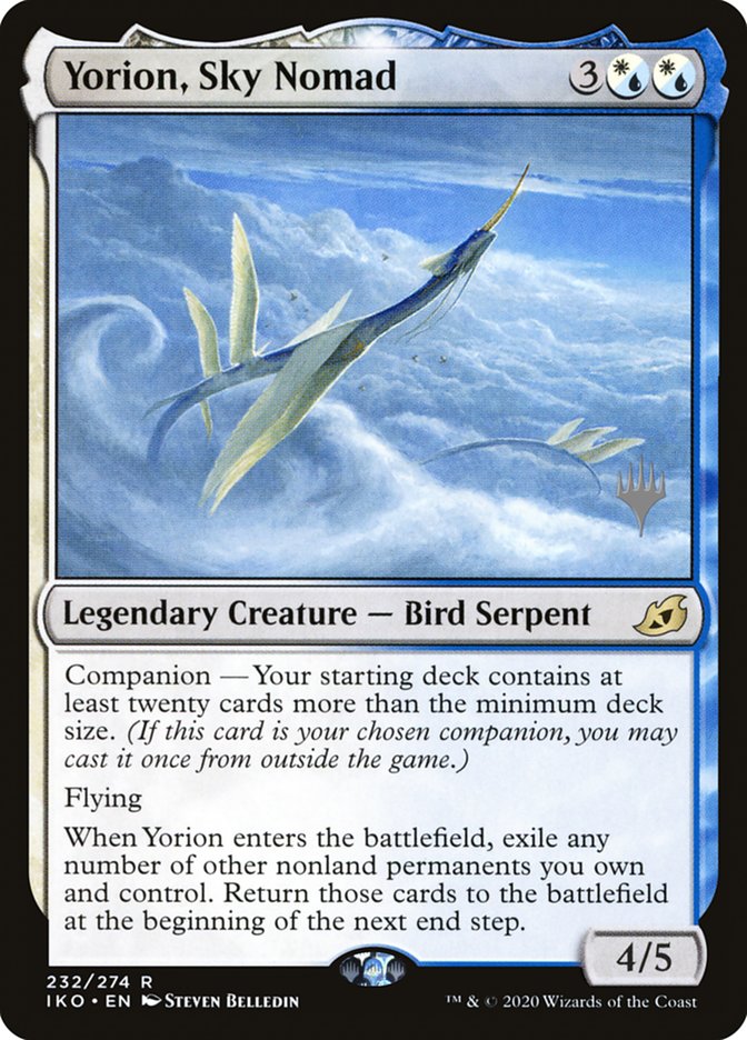 Yorion, Sky Nomad (Promo Pack) [Ikoria: Lair of Behemoths Promos] | Impulse Games and Hobbies