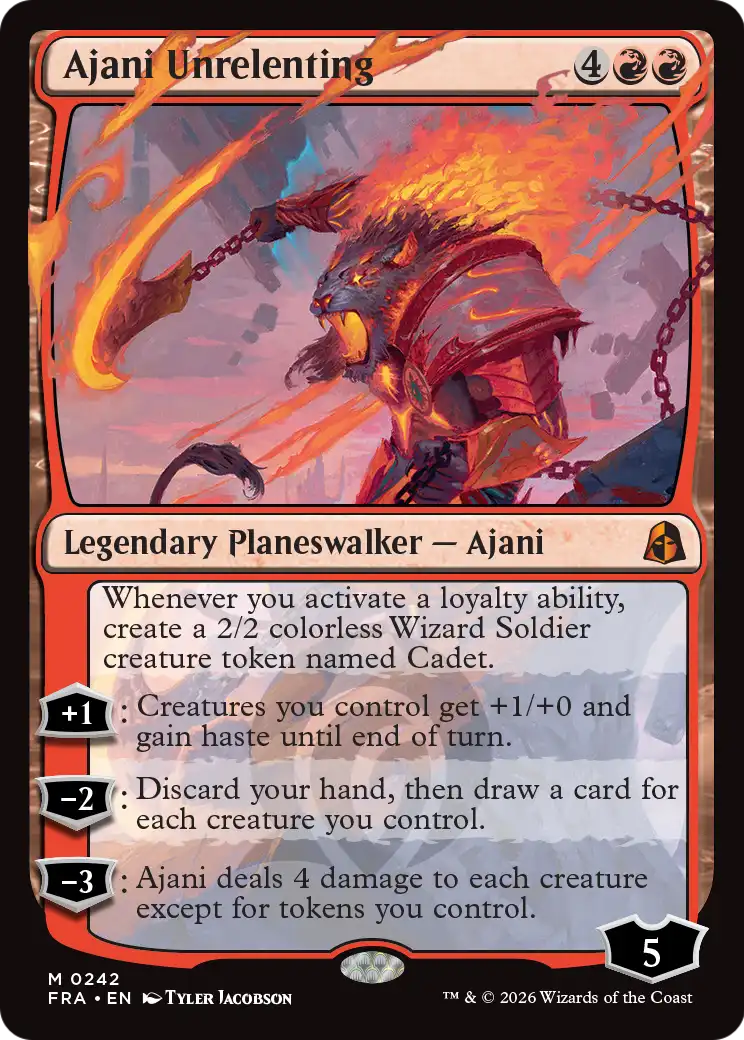 Ajani Unrelenting [Reality Fracture] | Impulse Games and Hobbies
