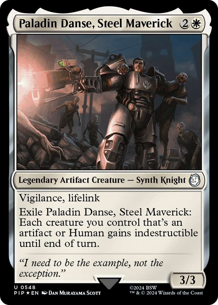 Paladin Danse, Steel Maverick (Surge Foil) [Fallout] | Impulse Games and Hobbies