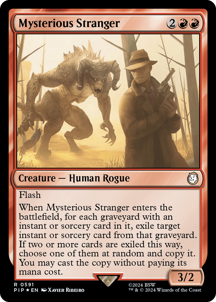 Mysterious Stranger (Surge Foil) [Fallout] | Impulse Games and Hobbies