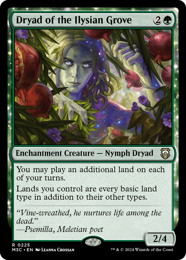 Dryad of the Ilysian Grove (Ripple Foil) [Modern Horizons 3 Commander] | Impulse Games and Hobbies