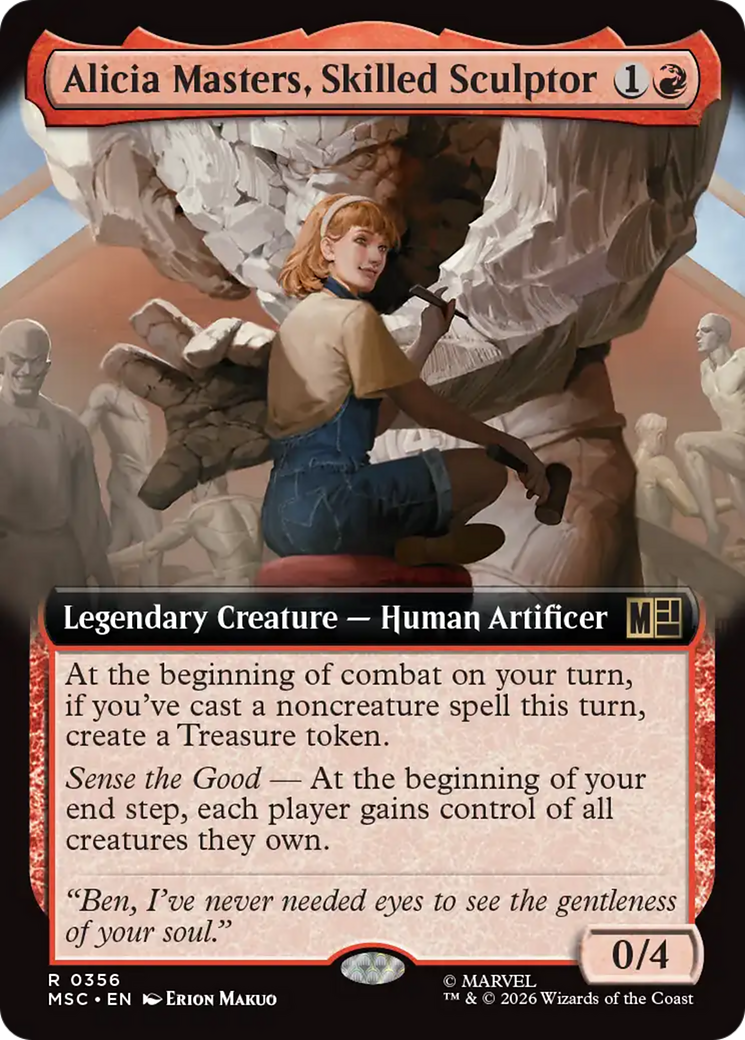 Alicia Masters, Skilled Sculptor (Extended Art) [Marvel Super Heroes Commander] | Impulse Games and Hobbies