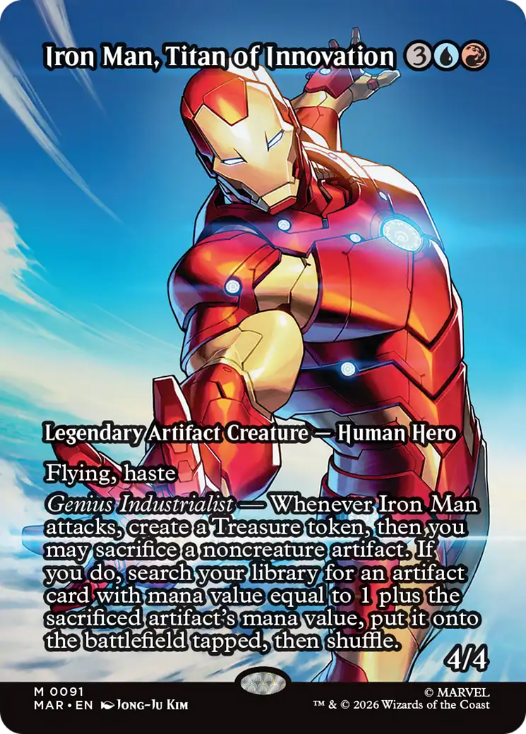 Iron Man, Titan of Innovation (Borderless) [Marvel Universe: Eternal-Legal] | Impulse Games and Hobbies