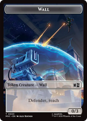 Wall (003) // Merfolk (006) Double-Sided Token [Marvel Super Heroes Commander Tokens] | Impulse Games and Hobbies