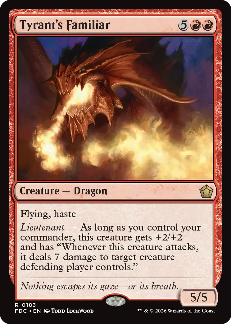 Tyrant's Familiar [Foundations Commander] | Impulse Games and Hobbies