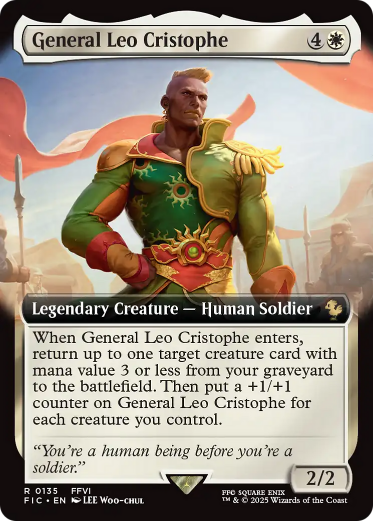 General Leo Cristophe (Extended Art) [FINAL FANTASY Commander] | Impulse Games and Hobbies