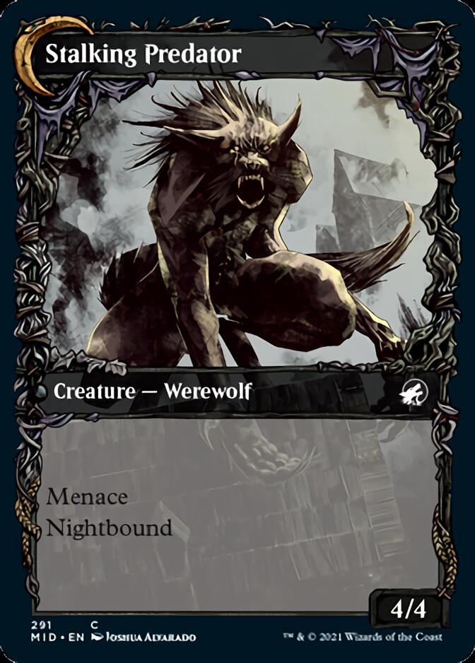 Shady Traveler // Stalking Predator (Showcase Equinox) [Innistrad: Midnight Hunt] | Impulse Games and Hobbies