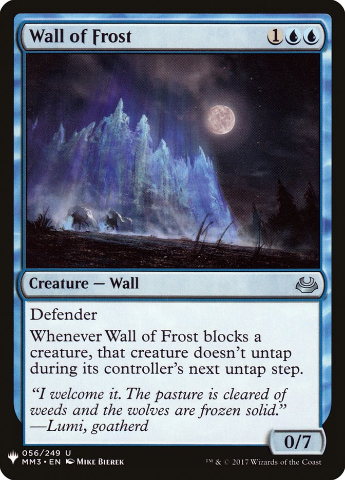 Wall of Frost [Mystery Booster] | Impulse Games and Hobbies