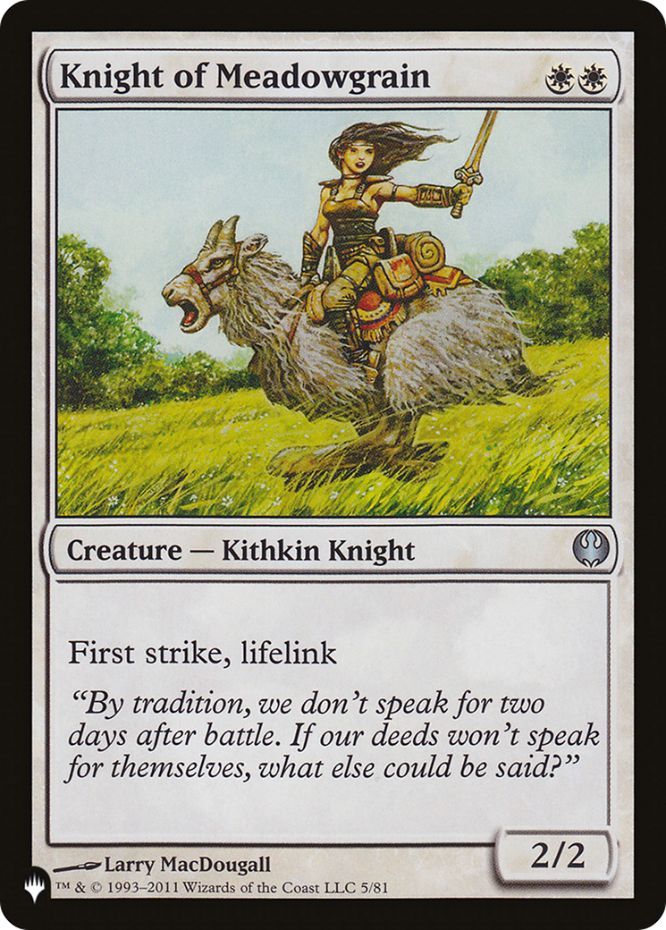 Knight of Meadowgrain [The List] | Impulse Games and Hobbies