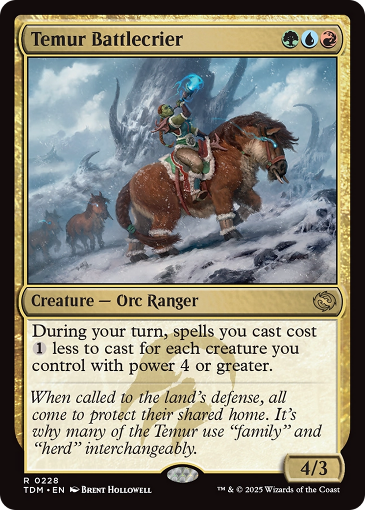 Temur Battlecrier [Tarkir: Dragonstorm] | Impulse Games and Hobbies