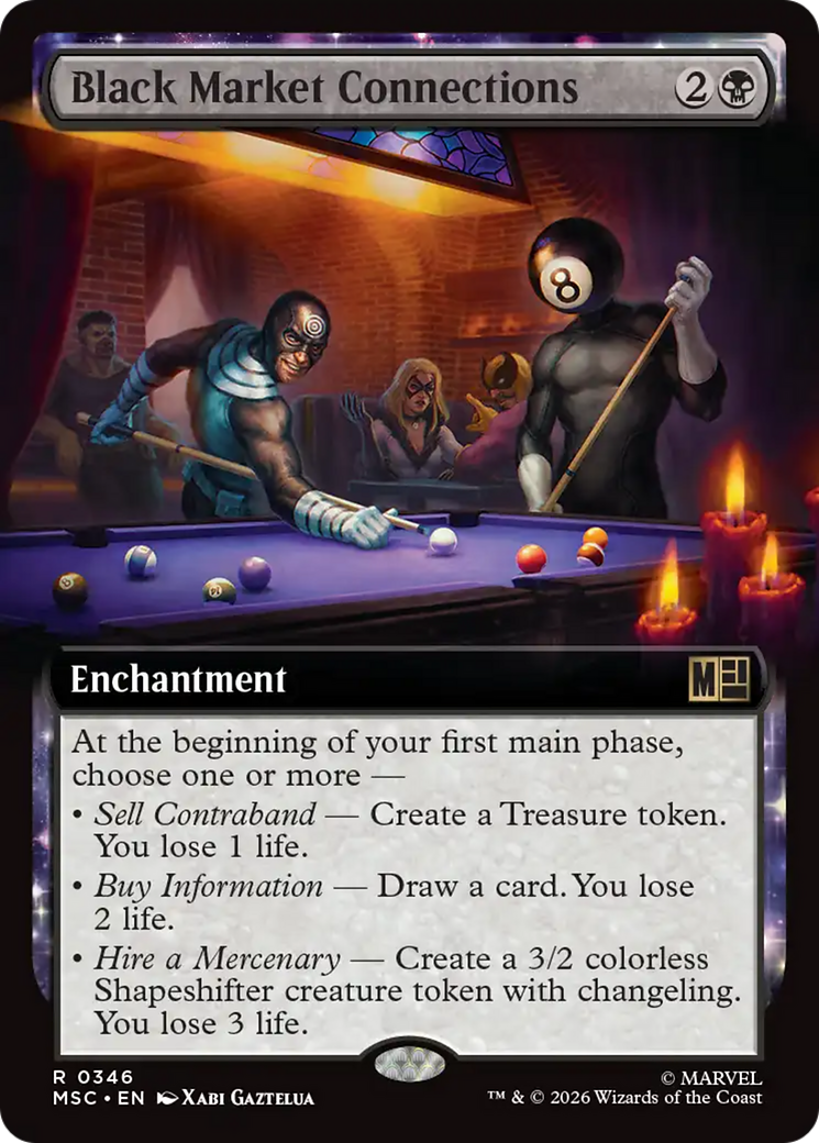 Black Market Connections (Extended Art) [Marvel Super Heroes Commander] | Impulse Games and Hobbies
