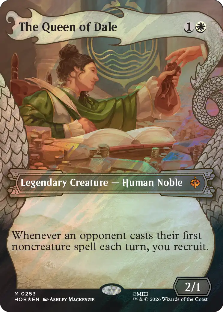 The Queen of Dale (Showcase) (Surge Foil) [The Hobbit] | Impulse Games and Hobbies