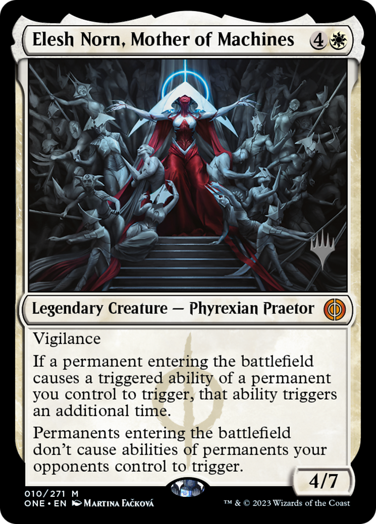 Elesh Norn, Mother of Machines (Promo Pack) [Phyrexia: All Will Be One Promos] | Impulse Games and Hobbies