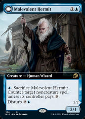 Malevolent Hermit // Benevolent Geist (Extended Art) [Innistrad: Midnight Hunt] | Impulse Games and Hobbies