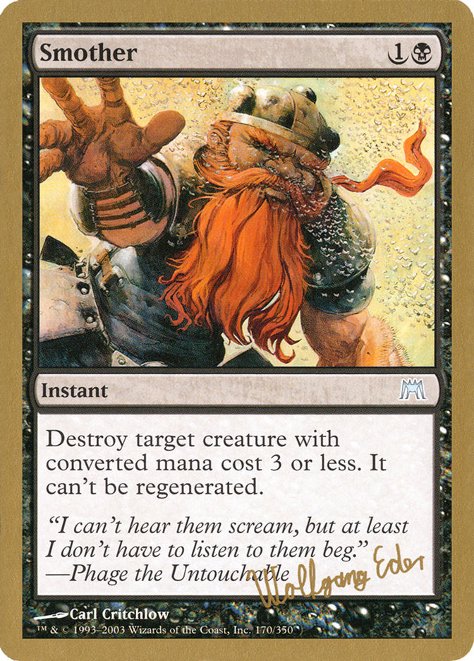 Smother (Wolfgang Eder) [World Championship Decks 2003] | Impulse Games and Hobbies