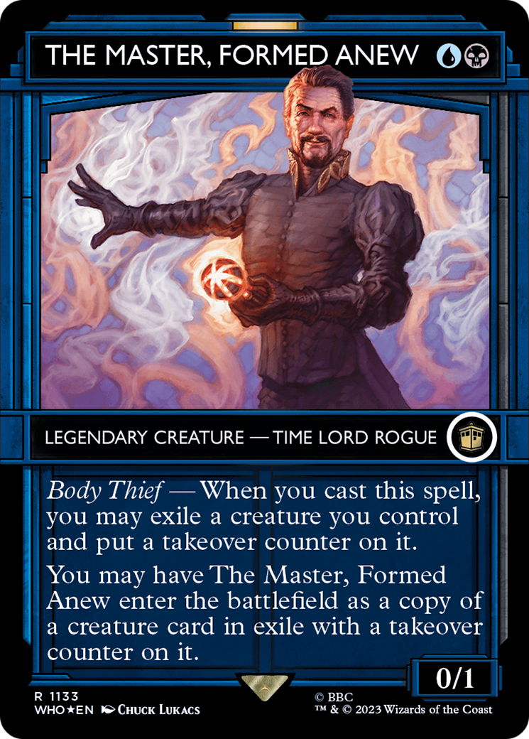 The Master, Formed Anew (Showcase) (Surge Foil) [Doctor Who] | Impulse Games and Hobbies