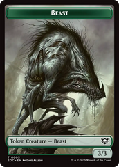 Insect // Beast (0005) Double-Sided Token [Edge of Eternities Commander Tokens] | Impulse Games and Hobbies