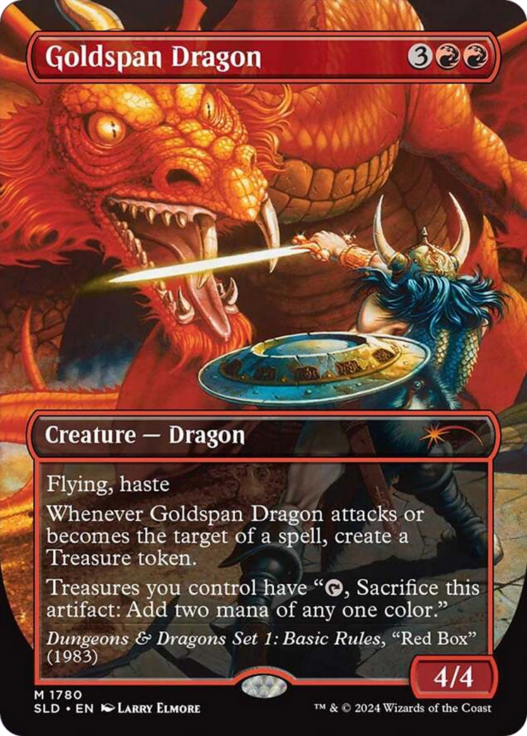 Goldspan Dragon (Rainbow Foil) [Secret Lair Drop Series] | Impulse Games and Hobbies