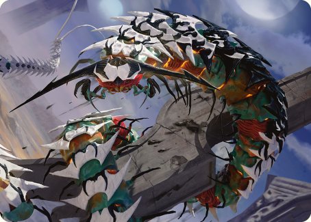 Atraxa's Skitterfang Art Card [Phyrexia: All Will Be One Art Series] | Impulse Games and Hobbies