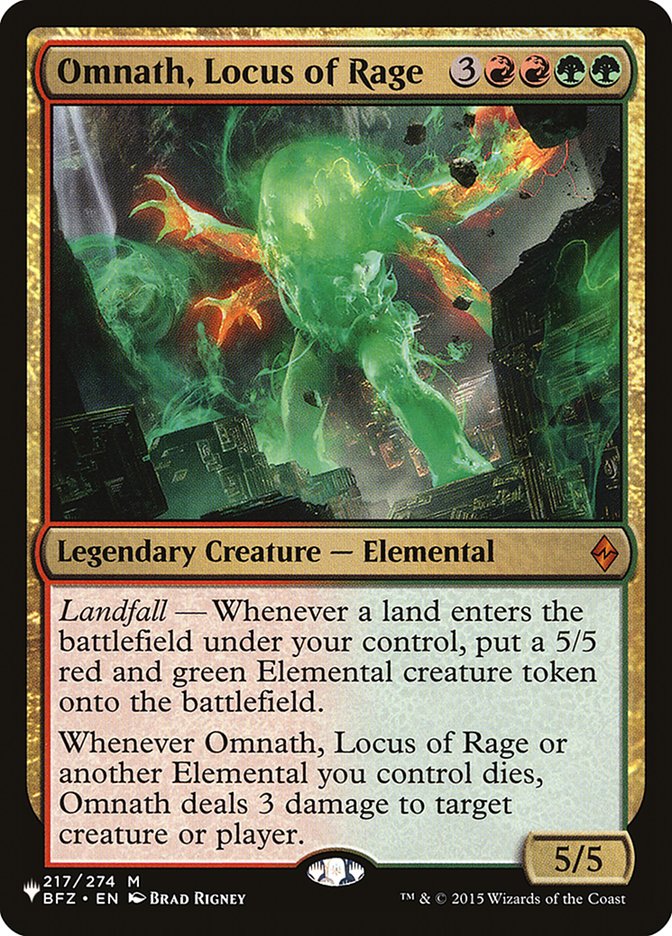 Omnath, Locus of Rage [The List] | Impulse Games and Hobbies