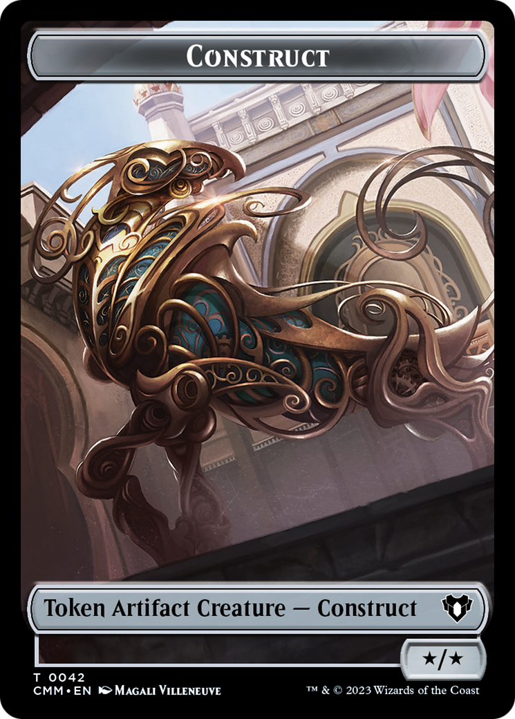 Eldrazi Spawn // Construct (0042) Double-Sided Token [Commander Masters Tokens] | Impulse Games and Hobbies