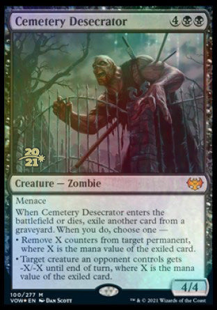 Cemetery Desecrator [Innistrad: Crimson Vow Prerelease Promos] | Impulse Games and Hobbies