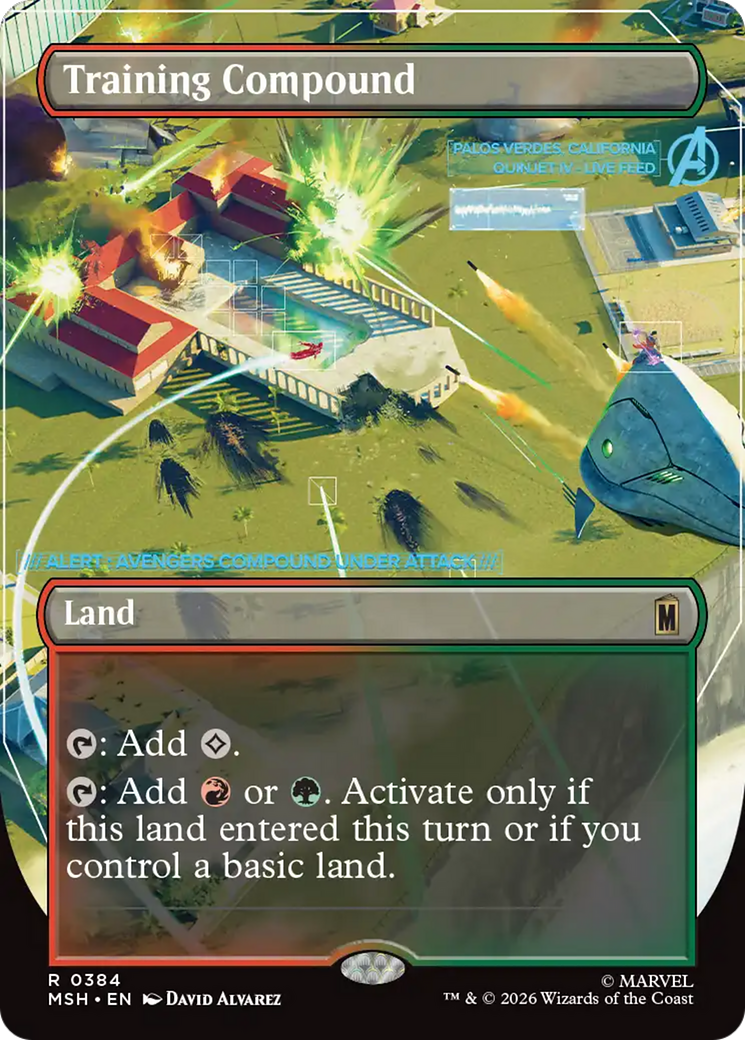Training Compound (Borderless) [Marvel Super Heroes] | Impulse Games and Hobbies