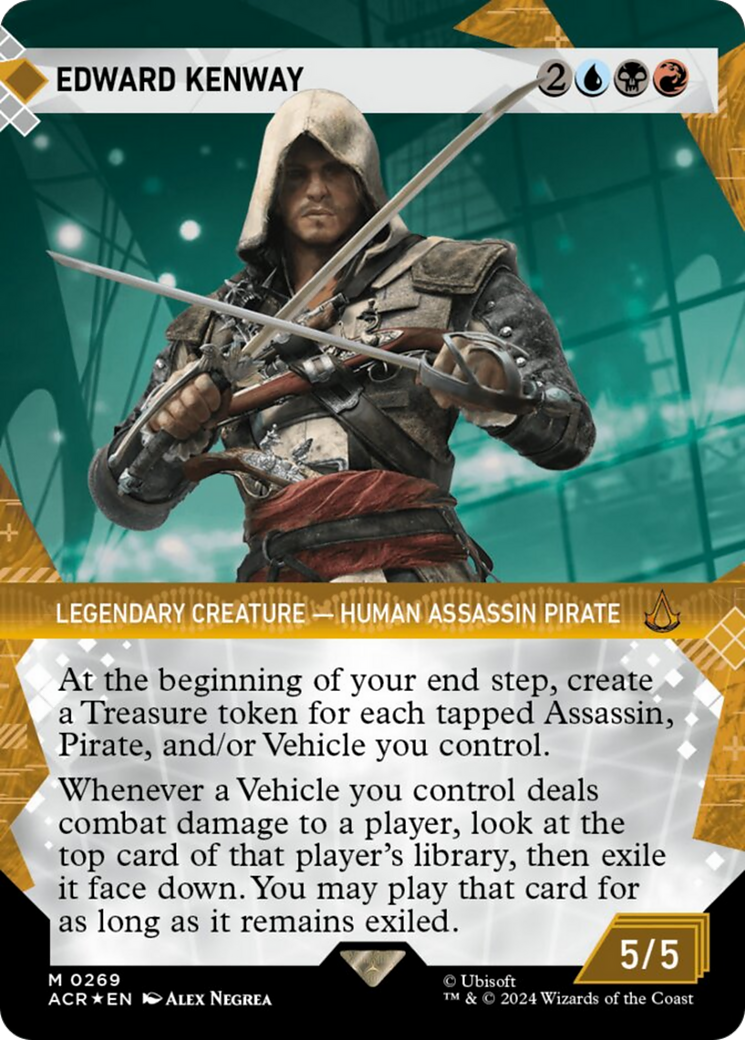 Edward Kenway (Showcase) (Textured Foil) [Assassin's Creed] | Impulse Games and Hobbies