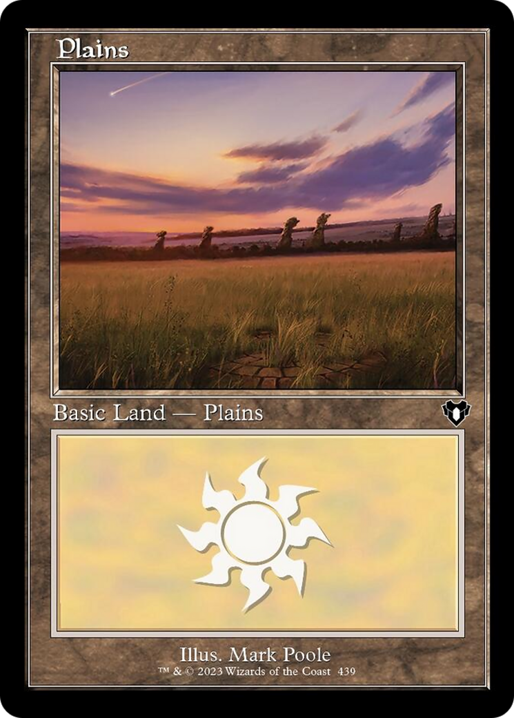 Plains (439) (Retro) [Commander Masters] | Impulse Games and Hobbies