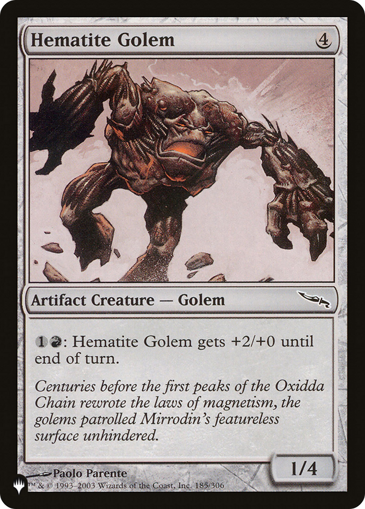 Hematite Golem [The List Reprints] | Impulse Games and Hobbies