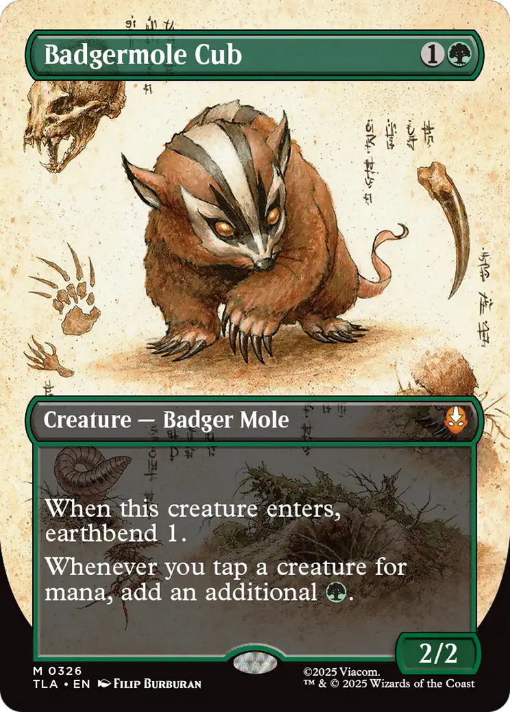 Badgermole Cub (Borderless) [Avatar: The Last Airbender] | Impulse Games and Hobbies