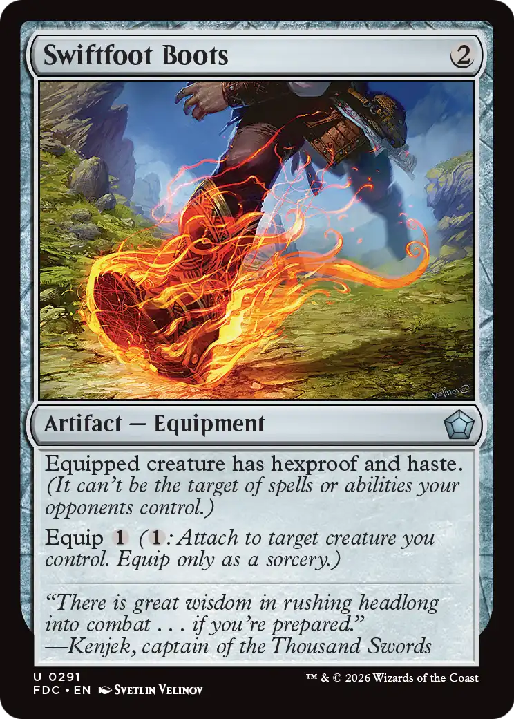 Swiftfoot Boots [Foundations Commander] | Impulse Games and Hobbies