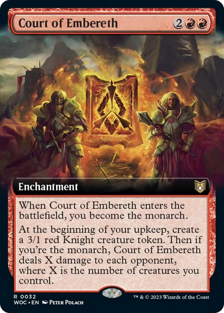Court of Embereth (Extended Art) [Wilds of Eldraine Commander] | Impulse Games and Hobbies