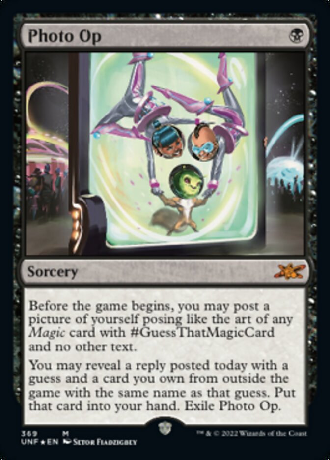 Photo Op (Galaxy Foil) [Unfinity] | Impulse Games and Hobbies