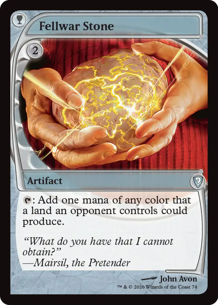 Fellwar Stone (Future Sight) [Mystery Booster: Commander Edition] | Impulse Games and Hobbies