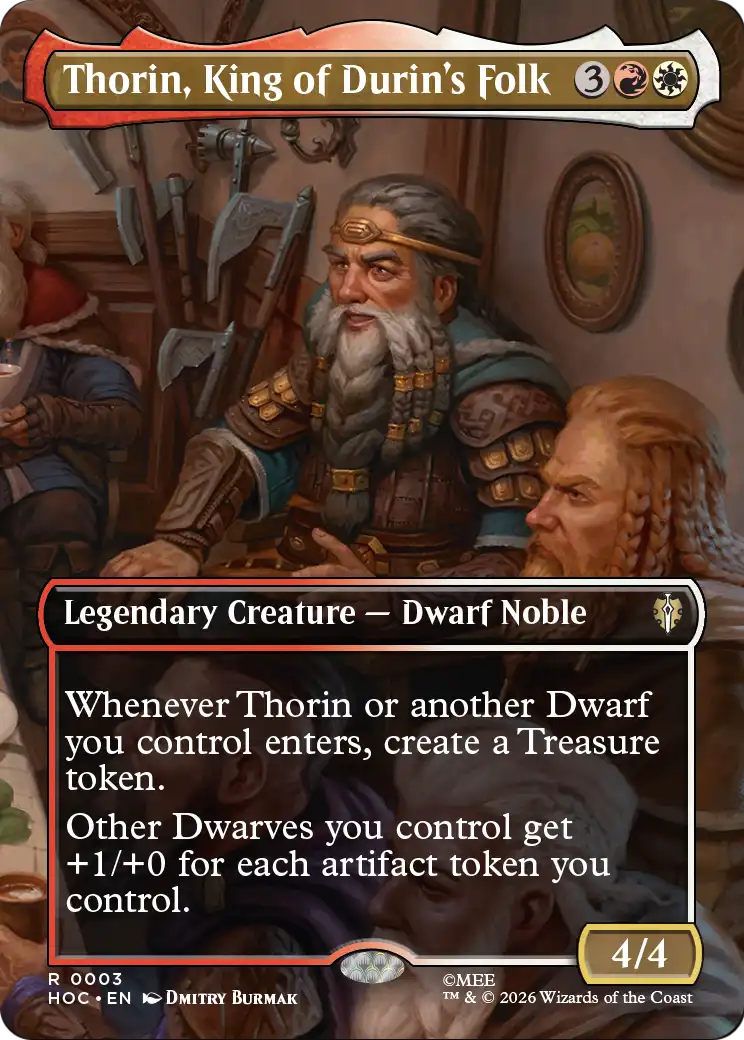 Thorin, King of Durin's Folk (Borderless) [The Hobbit: Eternal-Legal] | Impulse Games and Hobbies