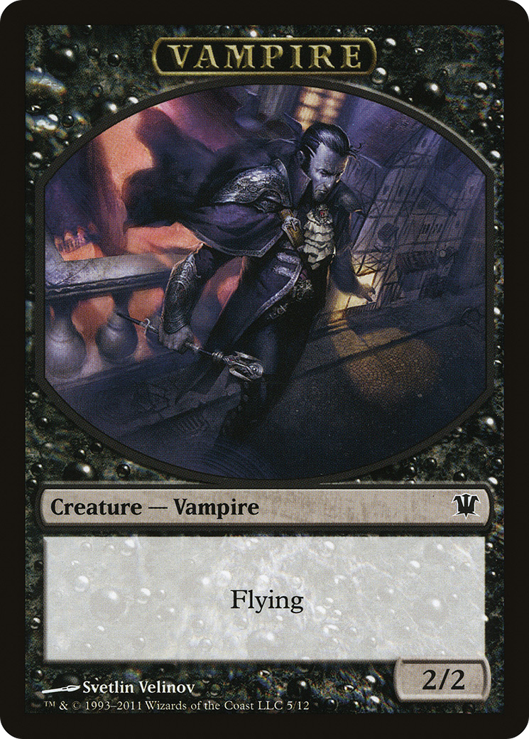 Blood // Vampire (0007) Double-Sided Token [Innistrad Remastered Tokens] | Impulse Games and Hobbies