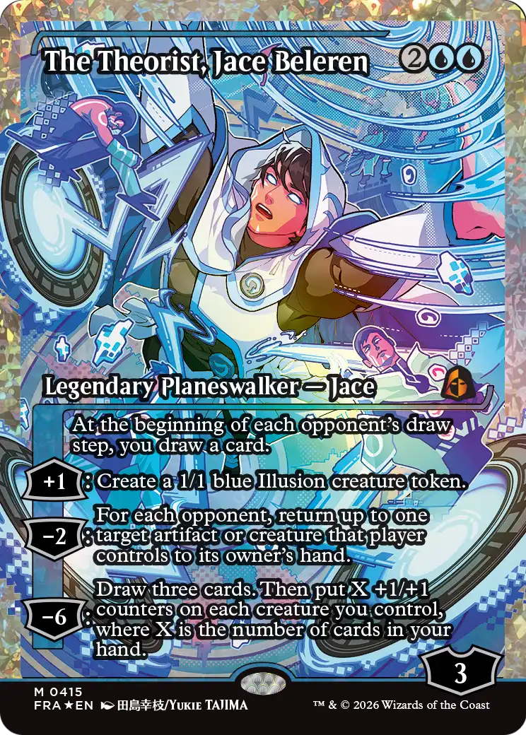 The Theorist, Jace Beleren (Showcase) (Fracture Foil) [Reality Fracture] | Impulse Games and Hobbies