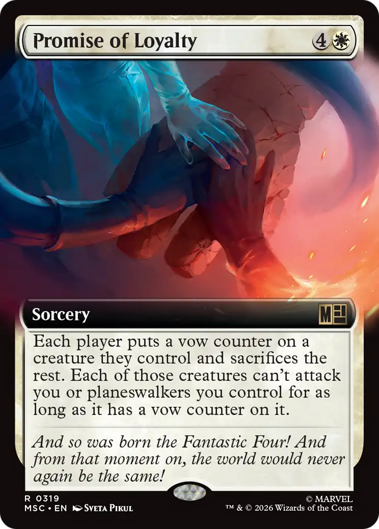 Promise of Loyalty (Extended Art) [Marvel Super Heroes Commander] | Impulse Games and Hobbies
